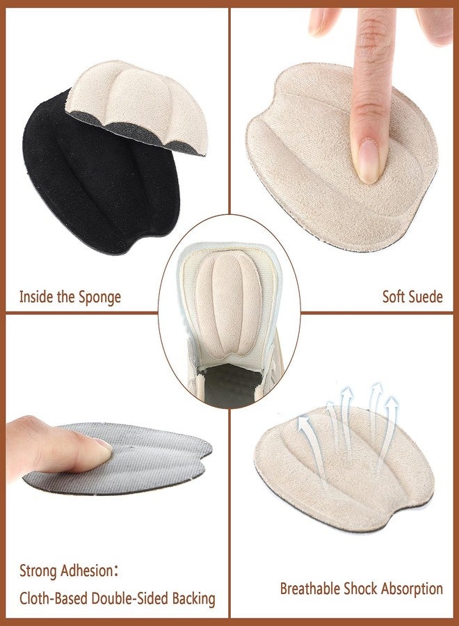 Adullpony Non-Slip Tongue Pads - Shoe Fillers for Too Big Shoes Women & Men - 4 Pairs Heel Grips Inserts for Boots, High Heels, Sneakers - Image 4